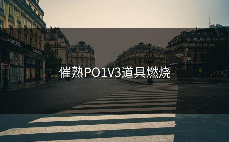催熟PO1V3道具燃烧